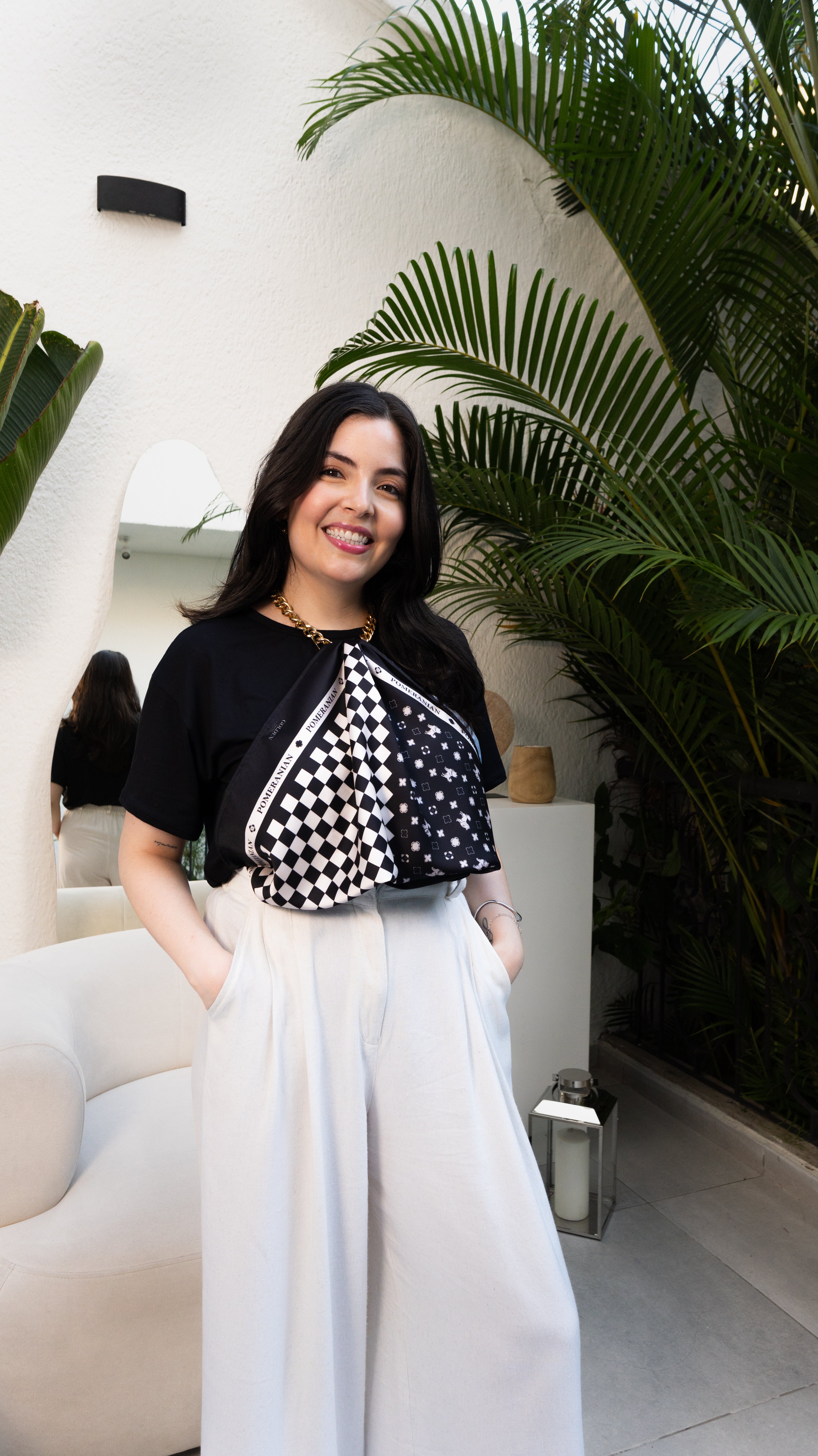 Pañoleta Classic Pomeranian 50x50